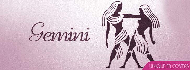 Gemini Symbol Facebook Cover